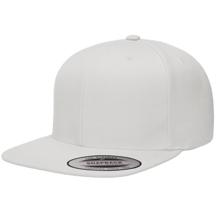 Custom Logo/Design Leather Patch Hat- Flat Bill (YP6089M)