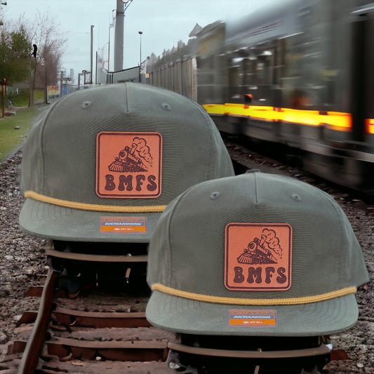 BMFS Train  Leather Patch Hat