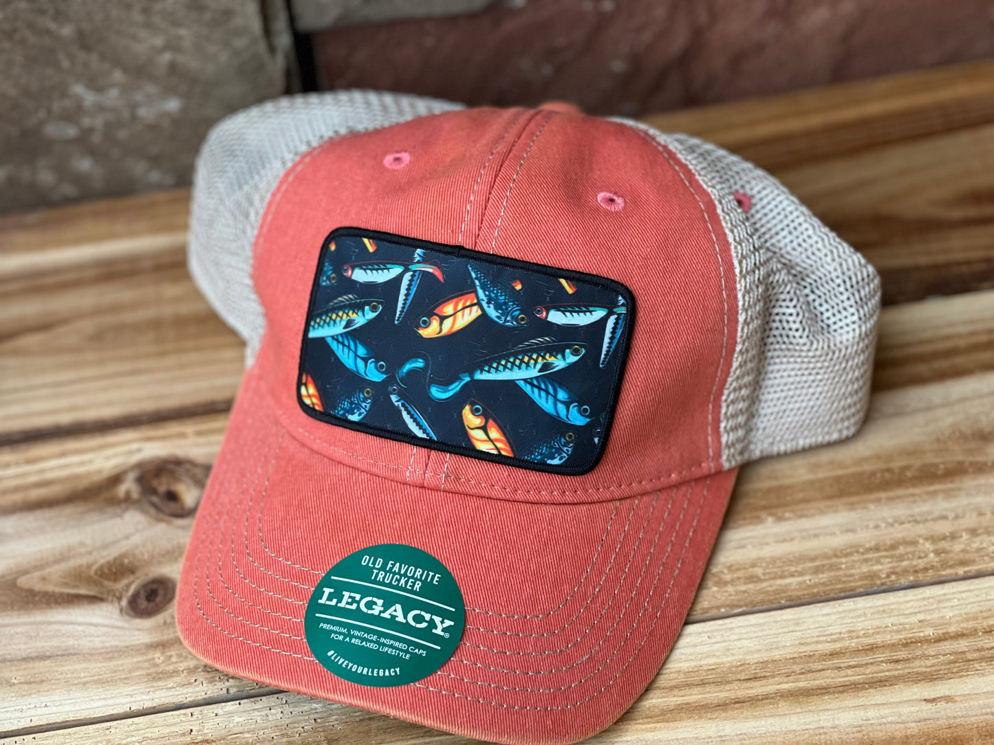 Trout, Trout Skin, Fishing Lure Patch Hat - Legacy OFA