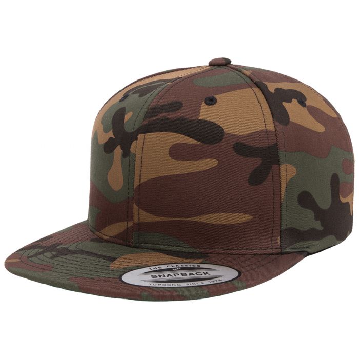 Brisket Daddy Leather Patch Hat- Flat Bill  (YP6089M)