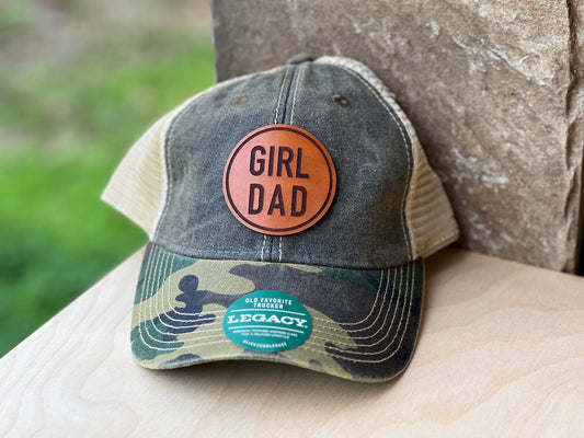 Girl Dad Leather Patch Hat - Legacy OFA & OFAFP