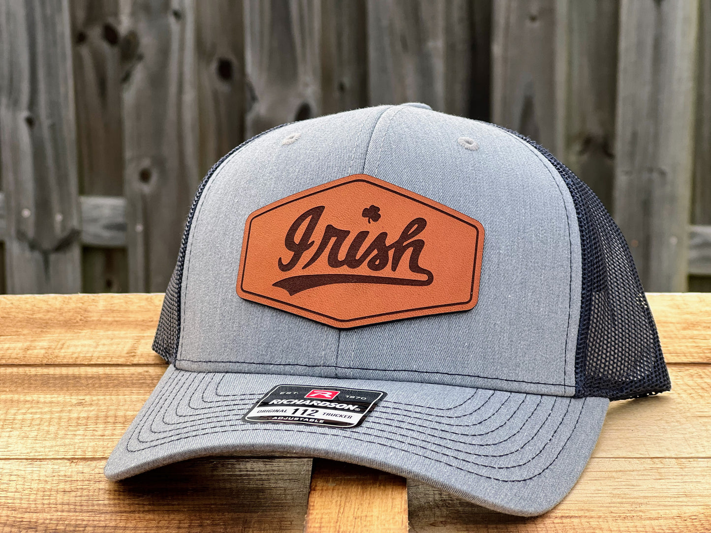 Irish Leather Patch Hat