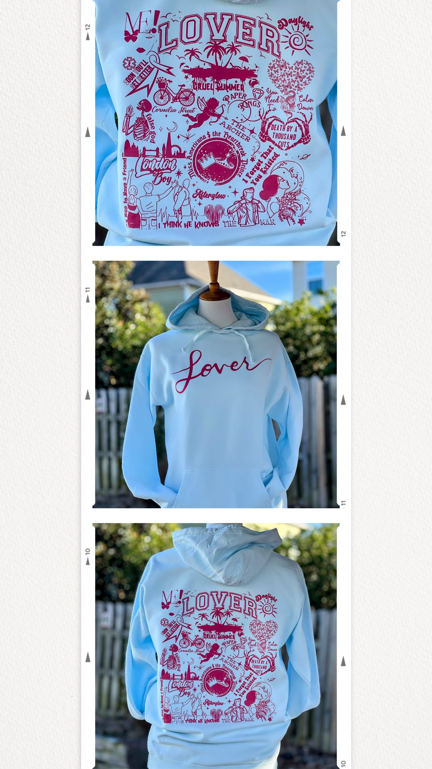 Taylor Swift inspired "Lover” Hoodie