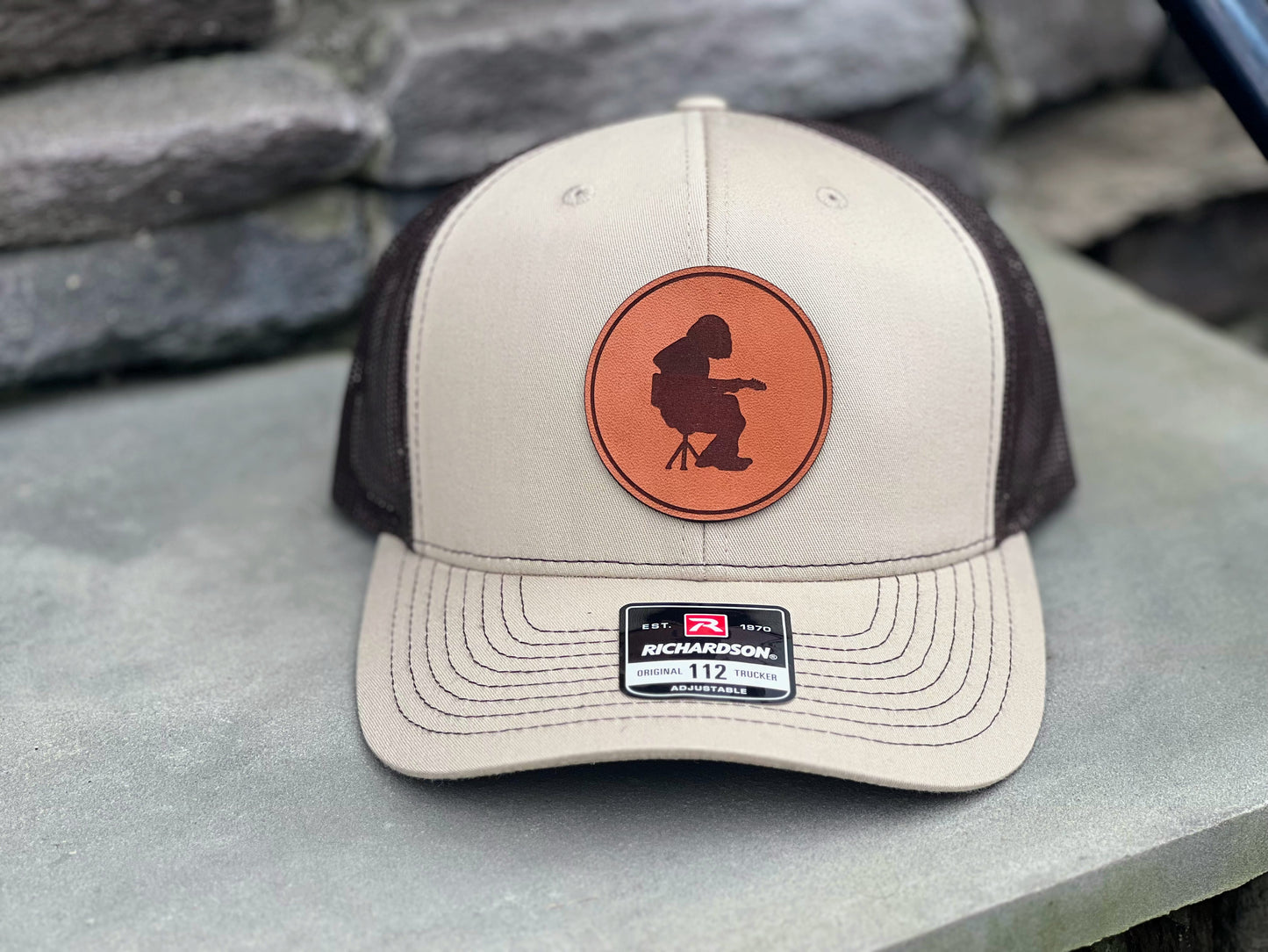 Widespread Panic "Mikey" Circle Leather Patch Hat