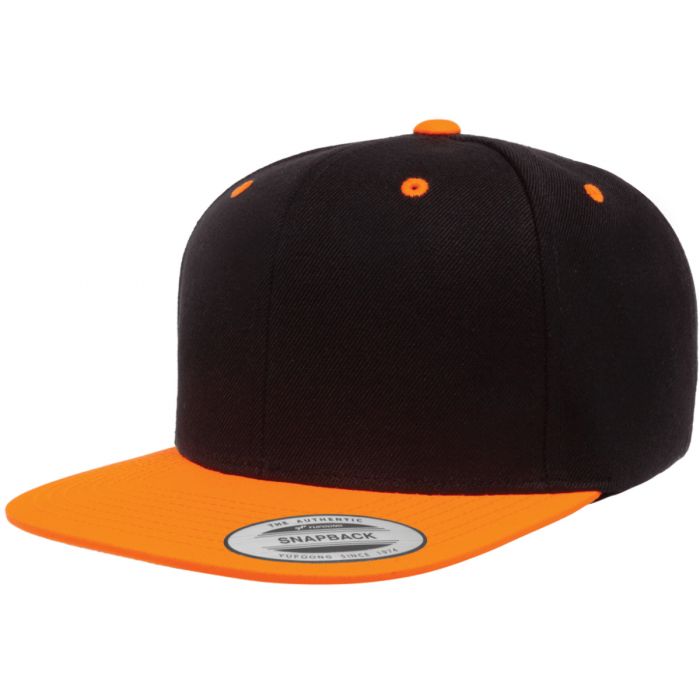 Brisket Daddy Leather Patch Hat- Flat Bill  (YP6089M)