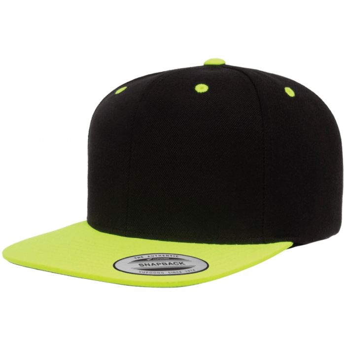 Brisket Daddy Leather Patch Hat- Flat Bill  (YP6089M)