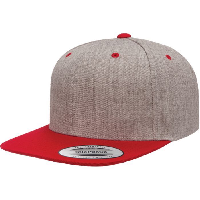 Brisket Daddy Leather Patch Hat- Flat Bill  (YP6089M)