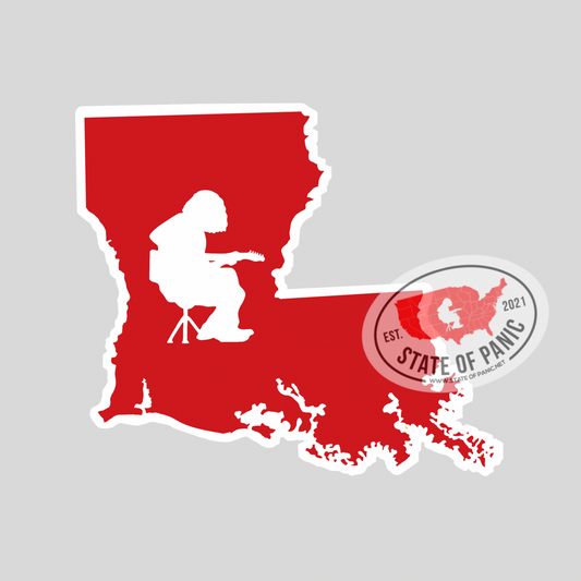 WSP State of Panic (LA) UL University of Louisiana Sticker