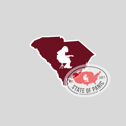 WSP State of Panic (SC) USC University of South Carolina (version 2) Sticker