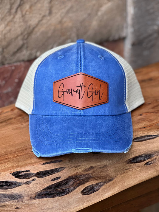 Camp Gravatt “Gravatt Girl” Leather Patch Hat