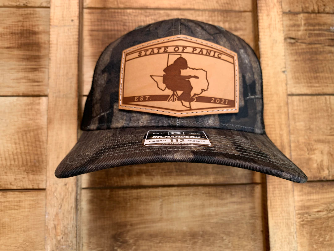 Widespread Panic - Texas “State of Panic” Classic Leather Patch Hat