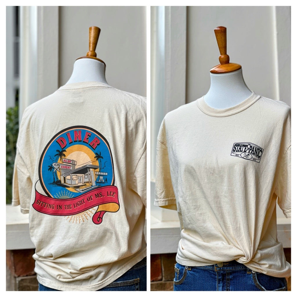 Widespread Panic "Diner" T-Shirt ( Back Design )