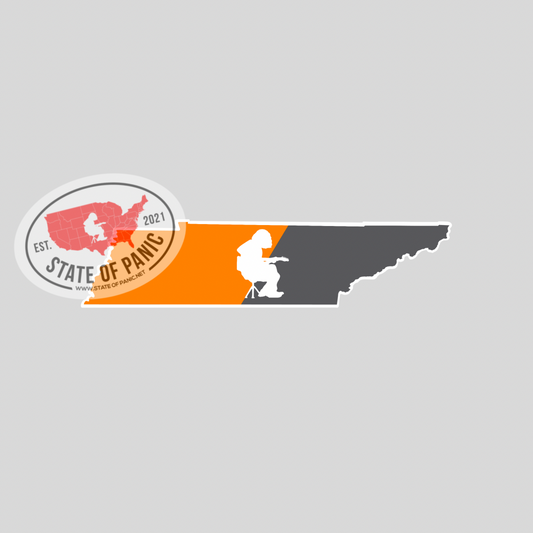 WSP State of Panic (TN) UT University of Tennessee (version 1) Sticker