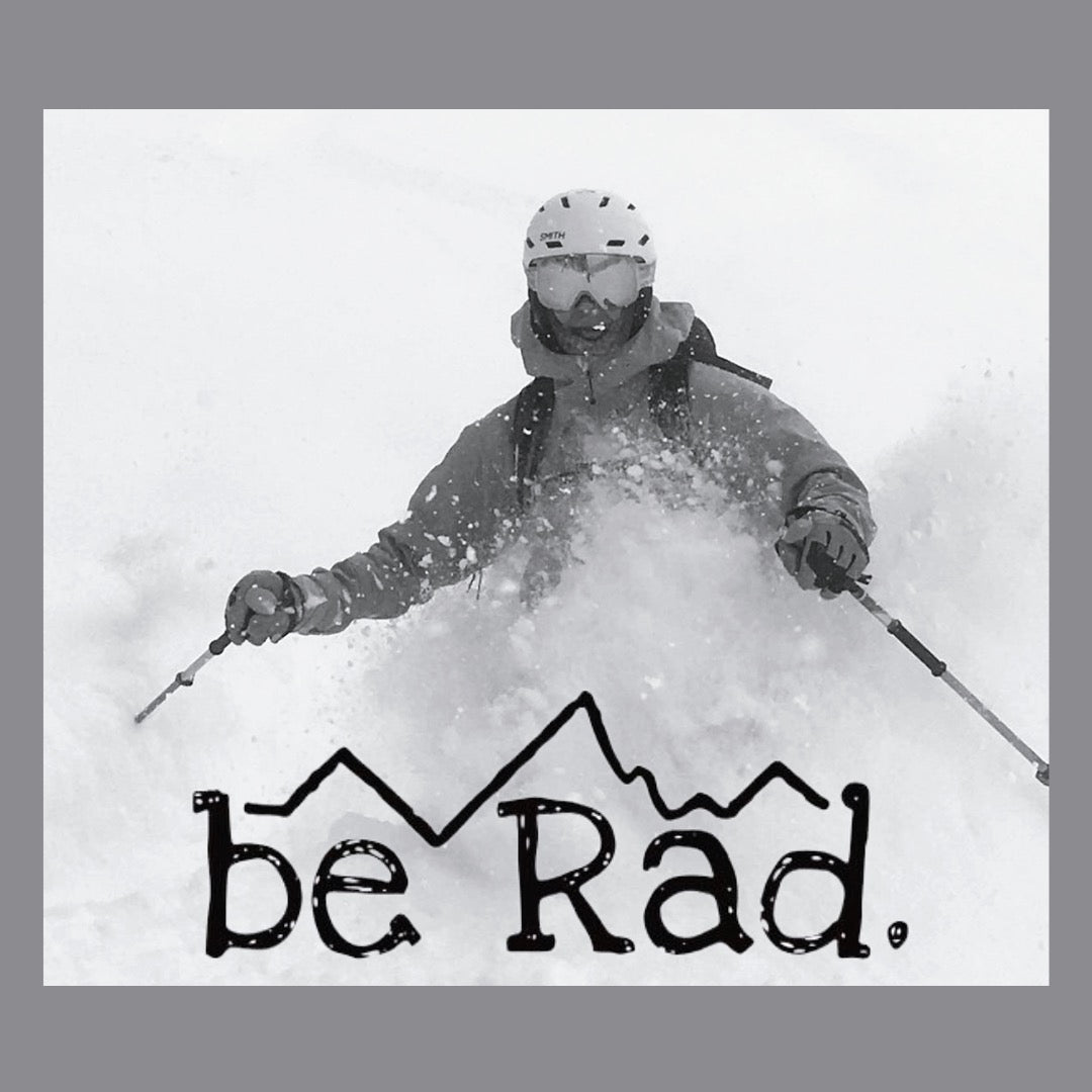 be Rad. Leather Patch Hat (Version 2 - Small Patch)