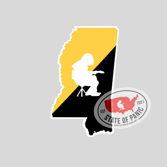 WSP State of Panic (MS) USM University of Southern Mississippi Sticker