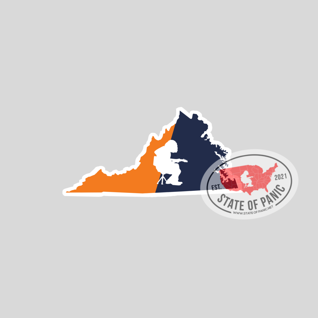 WSP State of Panic (VA) UVA University of Virginia Sticker