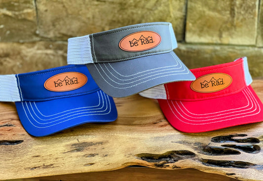 be Rad.  Leather Patch Visor