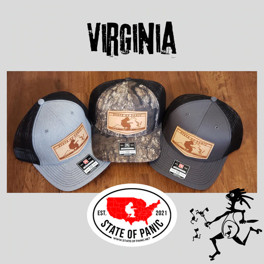 Widespread Panic - Virginia “State of Panic” Classic Leather Patch Hat
