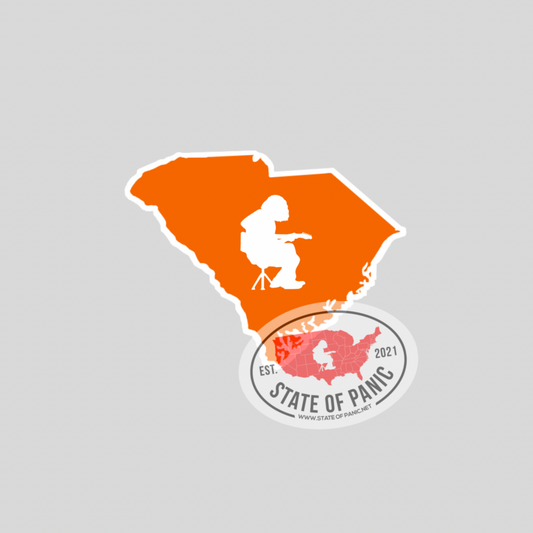 WSP State of Panic (SC) CU Clemson University (version 2) Sticker