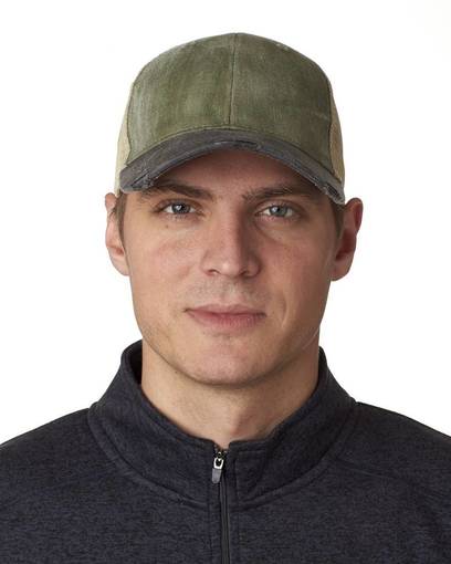 Camp Gravatt Rectangle Leather Patch Hat