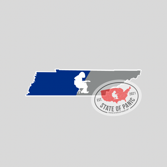 WSP State of Panic (TN) UM University of Memphis Sticker