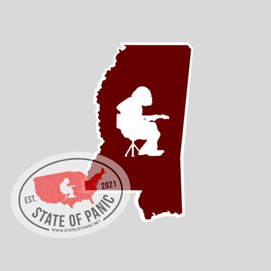 WSP State of Panic (MS) MSU Mississippi State University (version 2) Sticker