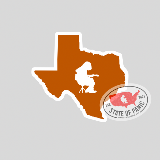 WSP State of Panic (TX) UT University of Texas Sticker