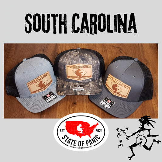 Widespread Panic - South Carolina “State of Panic” Classic Leather Patch Hat