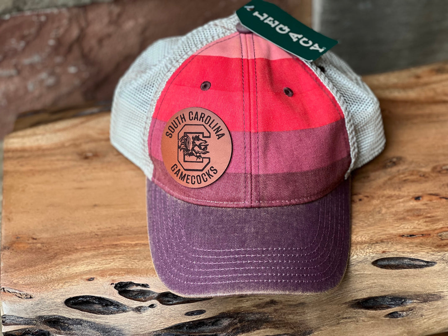 Carolina Gamecock Leather Patch Hat (Version 3)- Legacy OFA & OFAFP