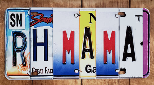 Widespread Panic - Red Hot Mama “RED HOT MAMA” License Plate