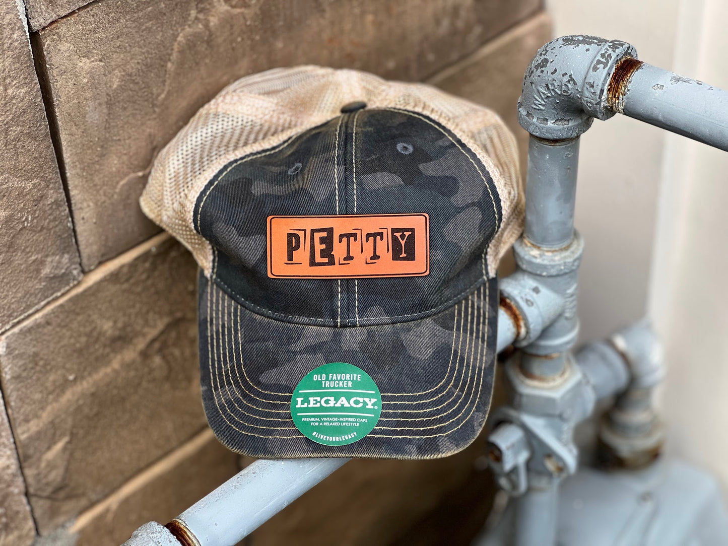 PETTY Leather Patch Hat- Legacy OFA & OFAFP