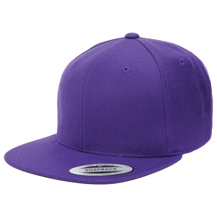 Baltimore Leather Patch Hat- Flat Bill  (YP6089M)